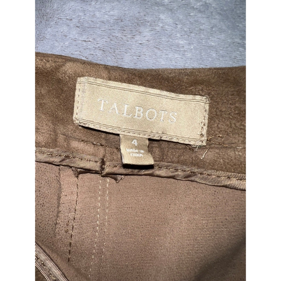 Women's Genuine Brown Suede Pants Size 4 - Picture 7 of 9